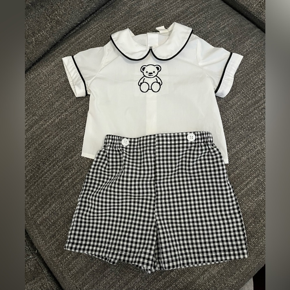 2 piece best gingham set